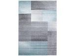 Novel Webteppich , Blau , Textil , Karo , rechteckig , 240x340 cm , Oeko-Tex® Standard 100 , pflegeleicht , Teppiche Und Böden, Teppiche, Webteppiche