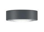 Helestra AUßENDECKENLEUCHTE , Graphitfarben , Metall, Glas , 4 cm , Lampen & Leuchten, Außenbeleuchtung, Außenleuchten