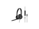 SPEEDLINK METIS USB Stereo Headset, 3.5mm Jack with USB Soundcard, black