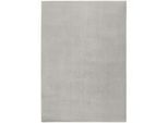Novel Webteppich , Grau , Textil , Uni , rechteckig , 65x130 cm , in verschiedenen Größen erhältlich , Teppiche Und Böden, Teppiche, Webteppiche