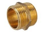Messing Gewindefitting-Doppelnippel 1 1/4'' AG x 1 1/4'' AG