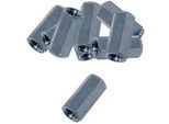 100 Stk. Sechskant-Distanzmuffe Gewindemuffe M 10 x 30 mm - Stahl verzinkt