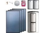Vaillant Solarthermie-Paket 9.431/6 - 4 Kollektoren VFK 145 V mit Speicher VPS 800/3-7 - 10,04 m2 - 0010042369