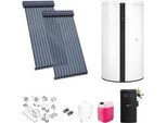 Viessmann Solaranlage mit 2 Stk. Vitosol 300-TM SP3C, Regelung und Pufferspeicher Vitocell 360-M 750l weiß - SK06766