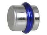 Press-Kappe - 18 mm - für Edelstahlrohre - DVGW-zertifiziert - für V-Kontur