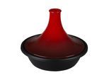 Kochtopf LE CREUSET "Tajine 31 cm", rot, B:31,5cm H:25,3cm L:7,8cm Ø:31cm, Töpfe, Kochtopf