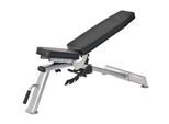 Trainingsbank HORIZON FITNESS "Adonis Bench", silber (silberfarben), TrainingsbänkeB:64,5cm H:129cm L:141cm, B:64,5cm H:129cm L:141cm