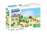 Playmobil® Spielbausteine »50 Jahre Playmobil Junior: Bauernhof-Abenteuer 71656«, (29 St.)