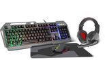 Speedlink Tastatur »LUNERA 4in1 RGB Gaming Set, Tastatur, Maus, Headset, Mauspad«, (Fn-Tasten-Funktionstasten),...