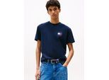 Tommy Jeans T-Shirt »TJM REG FLAG GRAPH BCKPRNT T EXT«, Mit Rundhalsausschnitt