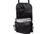 Auto-Rückenlehnentasche HAMA "Automotive Organizer mit Iso-Fach, Schwarz Auto-Organizer", schwarz, B:24,2cm H:4,7cm T:38,8cm, Polyester, Taschen