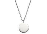 Kette mit Anhänger FIRETTI "Schmuck Geschenk Halskette mit deinem Namen", silber (edelstahlfarben), Halsketten, Damen, Edelstahl, L: 45