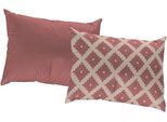 Dekokissen ADAM "Maroccan Shiraz Light", rot (cherryrot, gemustert orientalisch), B:60cm L:40cm, Baumwolle, Dekokissen_Sitzkissen_Kissenhüllen, mit Karomuster, Wendekissenhülle ohne Füllung, 1 Stück