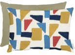 Dekokissen APELT "Tablo" Gr. 1, bunt (bunt, gemustert), B:35cm H:5cm L:50cm, Baumwolle, Polyester, Dekokissen_Sitzkissen_Kissenhüllen, Wendekissenhülle mit Füllung, 1 Stück