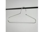 Kleiderbügel SPINDER DESIGN "Victorie", grau (aluminiumfarben), B:42cm H:21,5cm T:1cm, Metall, Kleiderbügel, Kleiderbügel, Breite 42 cm