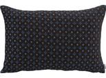 Dekokissen H.O.C.K. "Emre", schwarz (schwarz, blau, orientalisch), B:40cm H:10cm L:60cm, Acryl, Polyester, Dekokissen_Sitzkissen_Kissenhüllen, orientalisch, Kissenhülle mit Füllung, 1 Stück