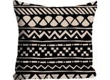 Dekokissen QUEENCE "»Mexico«", bunt (bunt, bedruckt), B:40cm L:40cm, Polyester, Dekokissen_Sitzkissen_Kissenhüllen, Kissenhülle ohne Füllung, 1 Stück