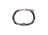 Armband S.OLIVER "2034934", grau, Armbänder, Herren, 22cm, Edelstahl, Armband