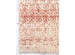 Teppich "Good Times, LAGERRÄUMUNG", rot (rot, elfenbeinfarben), B:66cm H:13mm L:91cm, Polypropylen (PP), MYFLAIR MÖBEL & ACCESSOIRES, Teppiche, Teppich, Kurzflor, gewebt, Ornamente, Vintage-Optik