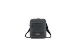 Schultertasche NATIONAL GEOGRAPHIC "SHADOW", Mädchen, Gr. B/H/T: 5,5cm x 26,5cm x 22cm, grau (anthrazit), Kunstfaser, unifarben, Taschen Schultertasche, aus recycelten PET-Flaschen