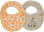 Lätzchen STERNTALER "Doppelpack Safari", Baby, bunt, Baumwolle, Lätzchen