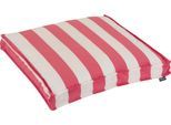 Sitzkissen H.O.C.K. "Classic Streifen", pink (pink, gestreift), B:50cm H:5cm L:50cm, Polyacryl (dralon), Dekokissen_Sitzkissen_Kissenhüllen, Sitzkissen, mit Streifen