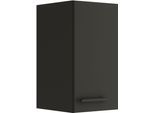 Hängeschrank OPTIFIT "Palma", grau (anthrazit, anthrazit), B:30cm H:57,6cm T:34,6cm, Holzwerkstoff, Schränke, Hängeschrank, Breite 30 cm, 1 Tür, 1 Einlegeboden