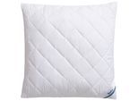 Microfaserkissen BECO "Medibett, Kopfkissen", weiß, B:80cm L:80cm, Bezug: 100% Polyester. Füllung: 100% Polyester, Kopfkissen, Kissen 40x80 cm, 80x80cm, Allergiker geeignet (Hausstauballergiker)