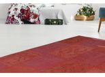 Teppich KAYOOM "Lyrical 210", bunt (multi, rot), B:120cm H:13mm L:170cm, Baumwolle, Teppiche, Teppich, Handgefertigt, hochwertig verarbeitetes Unikat im Antik-Design