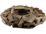 Dekokranz AM DESIGN "Holzkranz mit rustikalem Charme", beige (natur), H:5cm Ø:38cm, Holzwerkstoff, Dekokränze, in natürlicher Optik – ideal für individuelle Dekorationsideen