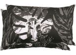 Zierkissen GO-DE "Zierkissen Sophia", schwarz, B:60cm H:40cm T:10cm, Baumwolle, Polyester, Polsterauflagen
