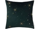 Dekokissen TOM TAILOR HOME "Sparkling Stars" Gr. 1, grün (flaschengrün, grün, grasgrün, sterne), B:38cm L:38cm, Polyester, Dekokissen_Sitzkissen_Kissenhüllen, Kissenhülle ohne Füllung, 1 Stück