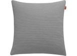 Dekokissen ESPRIT "Stockholm Needlestripe", grau (dunkelgrau, gemustert unifarben), B:38cm L:38cm, Polyester, Dekokissen_Sitzkissen_Kissenhüllen, Kissenhülle ohne Füllung, 1 Stück, Nadelstreifen