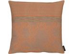 Dekokissen APELT "1304" Gr. 1, orange (orange, gemustert), B:46cm H:0,1cm L:46cm, Polyester, Dekokissen_Sitzkissen_Kissenhüllen, Kissenhülle ohne Füllung, 1 Stück