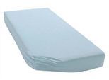 Spannbettlaken BELLANA "Jersey Classic", blau, 1 Stk., Jersey, 60x120 60x130 60x140 70x120 70x130 70x140 25cm, Jersey, Obermaterial: 100% Baumwolle, Bettlaken, Spannbettlaken, für Kinder und Babys aus reiner Baumwolle