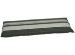 Bankauflage GO-DE, grau, B:115cm H:6cm T:45cm, Bezug: 50% Baumwolle, 50% Polyester, Polsterauflagen, Bankauflage