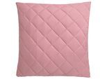 Microfaserkissen MY HOME "Microlux Kopfkissen 40x80 cm, 80x80 cm", rosa, B:80cm L:80cm, Bezug: 100% Polyester. Füllung: 100% Polyester, Kopfkissen, Kissen, in den Farben: weiß, blau, rosa & grün
