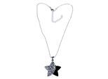 Kette mit Anhänger "Sina", Damen, Gr. onesize, Metall, silber, COLLEZIONE ALESSANDRO, Basic, Halsketten, mit Sternchenanhänger