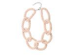Kette mit Anhänger "Melissa", Damen, Gr. onesize, Glas, beige, COLLEZIONE ALESSANDRO, Basic, Halsketten, Glasperlchen gefädellt