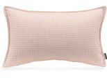 Dekokissen H.O.C.K. "Bobo", rosa (rosa, gemustert), B:30cm H:10cm L:50cm, Baumwolle, Polyester, Dekokissen_Sitzkissen_Kissenhüllen, mit Jaquard-Struktur, Kissenhülle mit Füllung, 1 Stück
