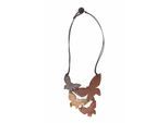 Kette mit Anhänger "Juliet", Damen, Gr. onesize, Holz, braun, COLLEZIONE ALESSANDRO, Basic, Halsketten, mit Schmetterlingen
