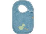 Lätzchen STERNTALER "Dino Rexi, blau", Baby, blau, Baumwolle, Lätzchen