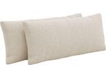 Auflagekissen SIT & MORE "Emely", beige (creme), B:65cm H:25cm T:10cm, 95%Polyester, 5% Polyamid, Polsterauflagen