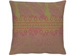 Dekokissen APELT "7908 Paisley", bunt (grün, beere, gemustert), B:46cm L:46cm, Kunstfaser, Polyester, Dekokissen_Sitzkissen_Kissenhüllen, Kissenhülle ohne Füllung, 1 Stück