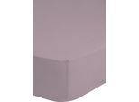 Spannbettlaken GOOD MORNING "Renforcé Junior", rosa, B:70cm L:140cm, Renforcé, Obermaterial: 100% Baumwolle, Bettlaken, Spannbettlaken, Baumwolle, Renforcé, Baby, Rundumgummi, bis 20 cm höhe, 60x120, Weiß
