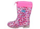 Gummistiefel LICO "Stiefel Power Blinky", Mädchen, Gr. 30, rosa, Synthetik, Schuhe Gummistiefel