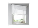 Raffrollo HEINE HOME Gr. 4, weiß, B:100cm H:100cm, Raffrollos