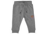 Jogginghose STACCATO, Mädchen, Gr. 74, Normalgrößen, grau, Oberstoff: 55% Baumwolle, 45% Polyester., kontrastfarbene Details, unifarben, Basic, normal, Hosen Jogginghose, Baby