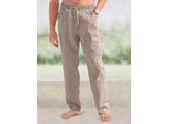 Schlupfhose CLASSIC, Herren, Gr. 24, Unterbauchgrößen, beige, 100% Baumwolle, unifarben, lang, Hosen Schlupfhose