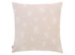 Dekokissen NEUTEX FOR YOU "Fresh" Gr. 1, beige (beige, geblümt), B:38cm L:38cm, Baumwolle, Polyester, Dekokissen_Sitzkissen_Kissenhüllen, Kissenhülle ohne Füllung, 1 Stück